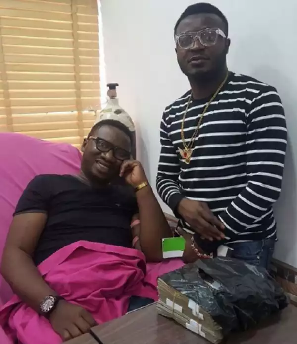 Givers Never Lack! Mc Galaxy Gives N1million Cash To Emmanuel Ugolee